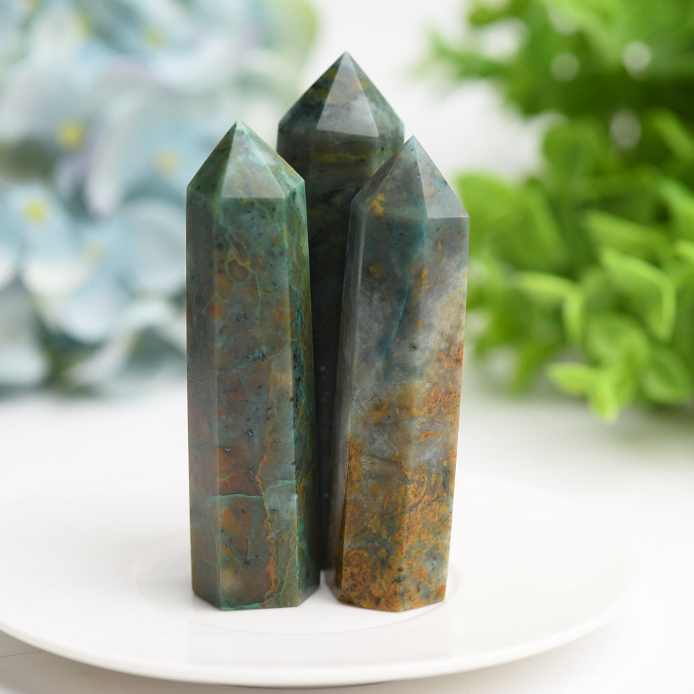 3.0"-4.0" Phoenix Stone Crystal Point Bulk Wholesale  Crystals USA