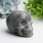 3.0"-3.5" Labradorite Skull Crystal Carving Bulk Wholesale for Halloween  Crystals USA