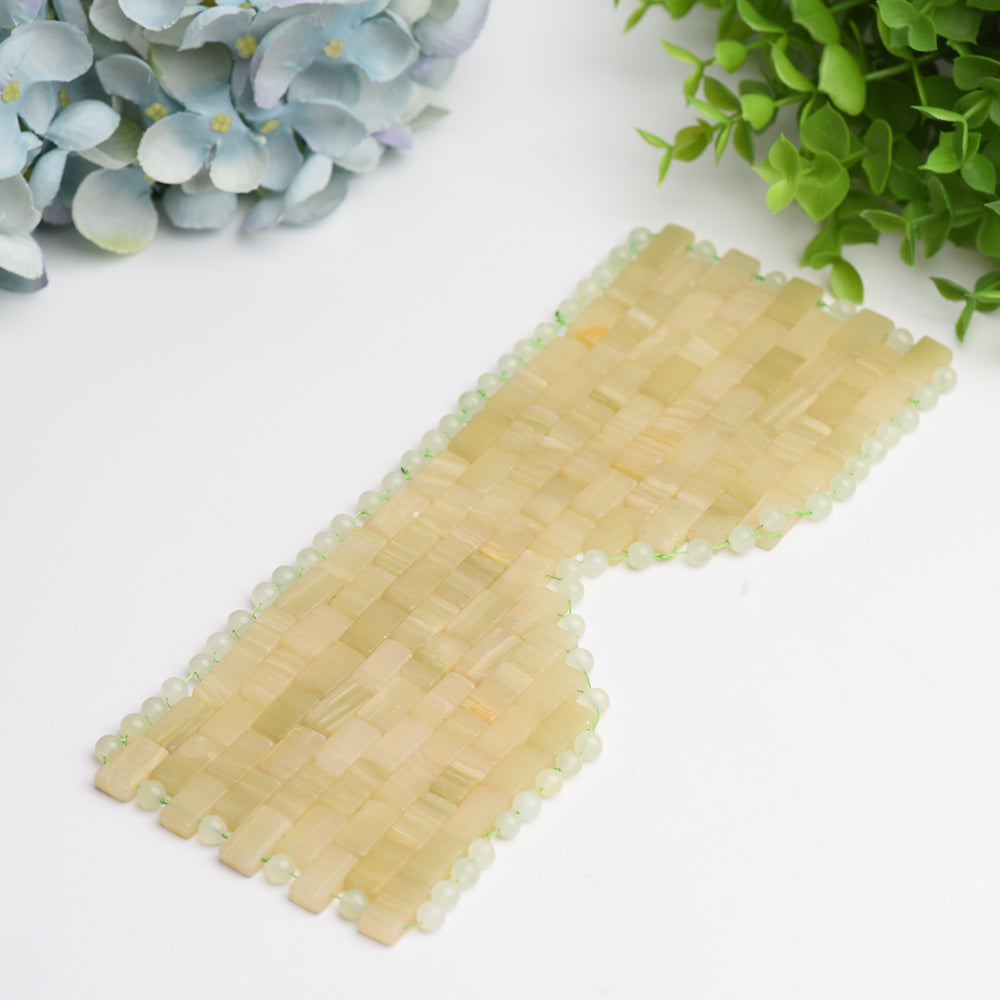 9.0" Mixed Crystal Knit Eye Mask Cover Bulk Wholesale  Crystals USA