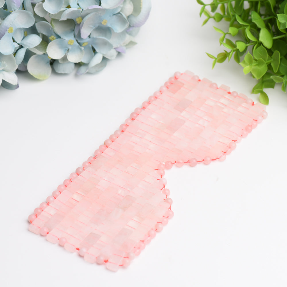 9.0" Mixed Crystal Knit Eye Mask Cover Bulk Wholesale  Crystals USA
