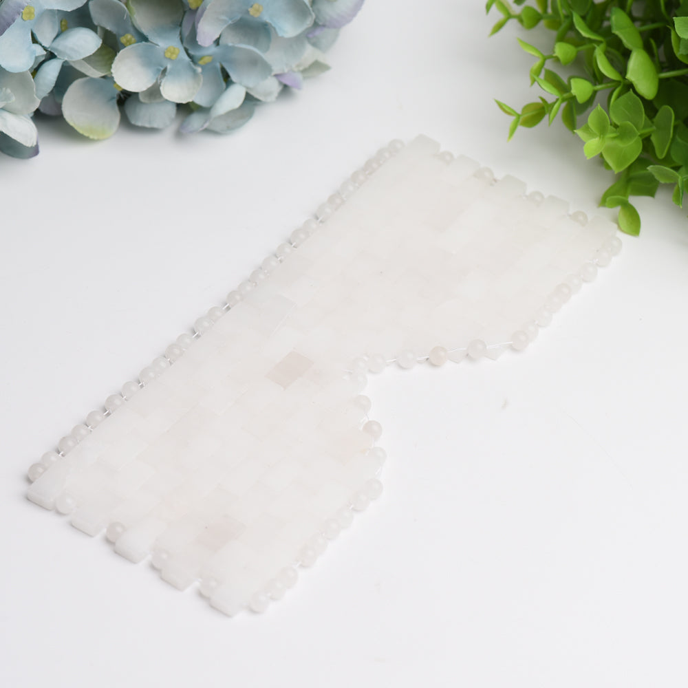 9.0" Mixed Crystal Knit Eye Mask Cover Bulk Wholesale  Crystals USA