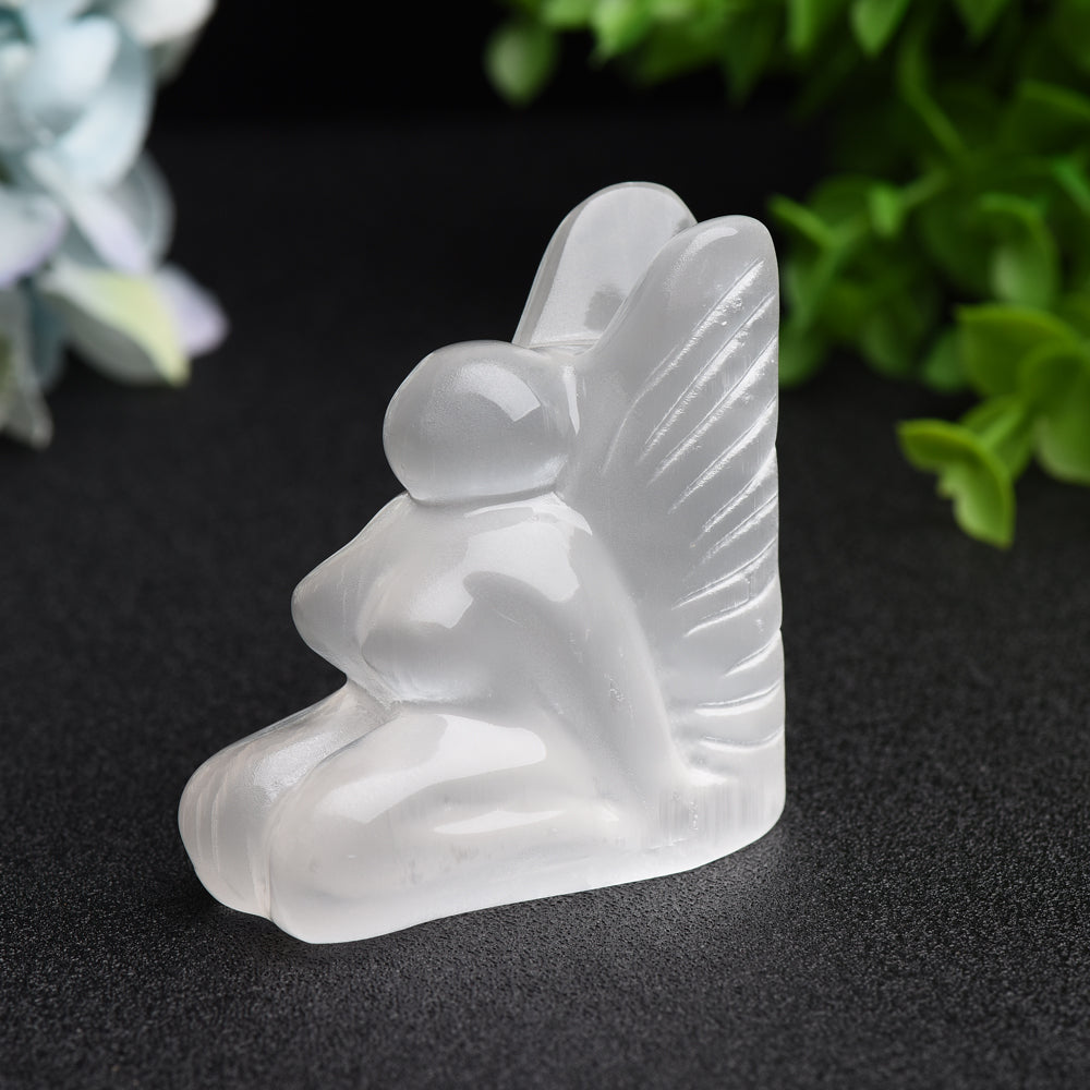 2.6" Selenite Fairy Crystal Carving Bulk Wholesale  Crystals USA
