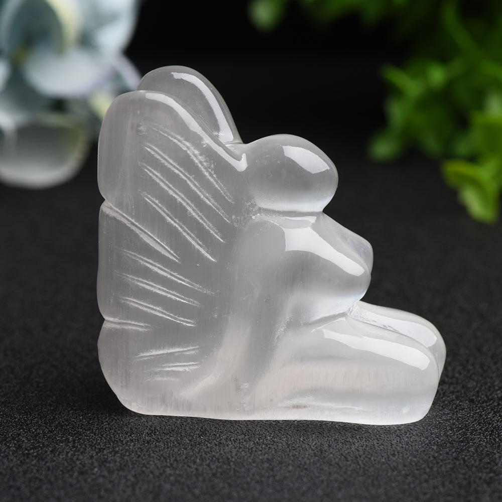 2.6" Selenite Fairy Crystal Carving Bulk Wholesale  Crystals USA