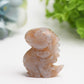 2.0" Flower Agate Dinosaur Crystal Carving BUlk Wholesale Wholesale Crystals USA