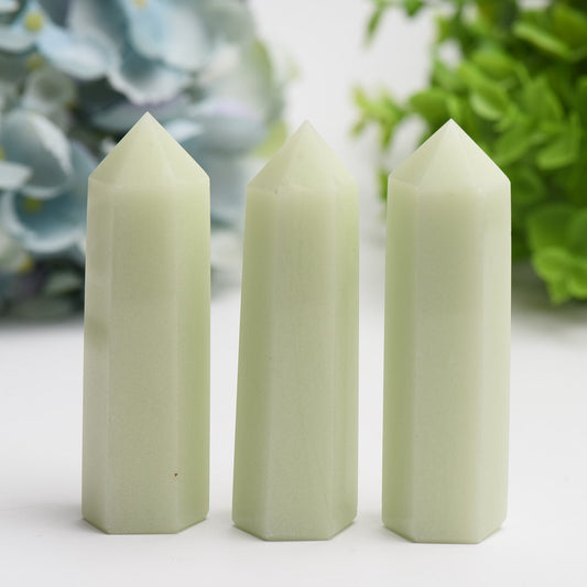 2.5"-4.5" Luminous Crystal Point Bulk Wholesale Wholesale Crystals USA