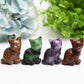 1.9" Mixed Crystal Cat Crystal Carving Bulk Wholesale Wholesale Crystals USA