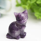 1.9" Mixed Crystal Cat Crystal Carving Bulk Wholesale Wholesale Crystals USA