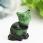 1.9" Mixed Crystal Cat Crystal Carving Bulk Wholesale Wholesale Crystals USA