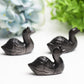 2.2" Silver Obsidian Swan Crystal Carving Bulk Wholesale Wholesale Crystals USA