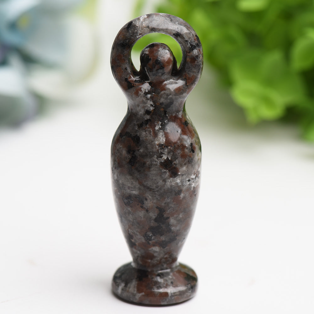 3.2" Mixed Crystal Goddess Carving Bulk Wholesale Wholesale Crystals USA