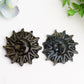 2.0" Labradorite Golden Obsidian Sun& Moon Face Crystal Carving Bulk Wholesale  Crystals USA