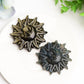 2.0" Labradorite Golden Obsidian Sun& Moon Face Crystal Carving Bulk Wholesale  Crystals USA