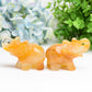 3.5" Golden Healer Elephant Animal Crystal Carving Wholesale Crystals USA