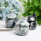 2.5" Moss Agate Mushroom House Crystal Carving Free Form Wholesale Crystals USA