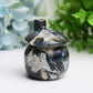 2.5" Moss Agate Mushroom House Crystal Carving Free Form Wholesale Crystals USA