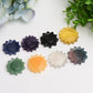 1.3"-1.5" Mixed Crystal Sunflower Carving Bulk Wholesale  Crystals USA
