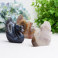 3.0" Druzy Agate Swan Animal Crystal Carving Wholesale Crystals USA