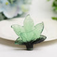 2.2"  Green Fluorite Maple Leaf Crystal Carving Bulk Wholesale  Crystals USA