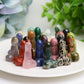 1.1" Mixed Crystal Mini Ding Ding Crystal Carving Bulk Wholesale Wholesale Crystals USA