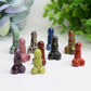 1.1" Mixed Crystal Mini Ding Ding Crystal Carving Bulk Wholesale Wholesale Crystals USA