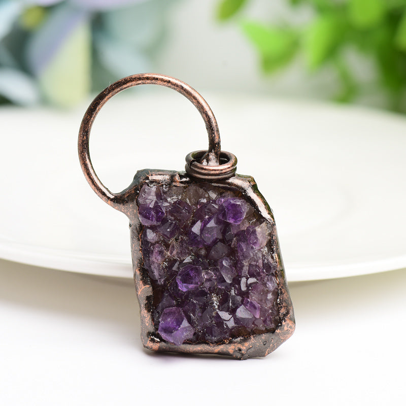 Amethyst Crystal Cluster Pendant Bulk Wholesale Wholesale Crystals USA