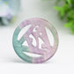 2.0" Rainbow Fluorite Horus Eye Crystal Carving Bulk Wholesale Wholesale Crystals USA