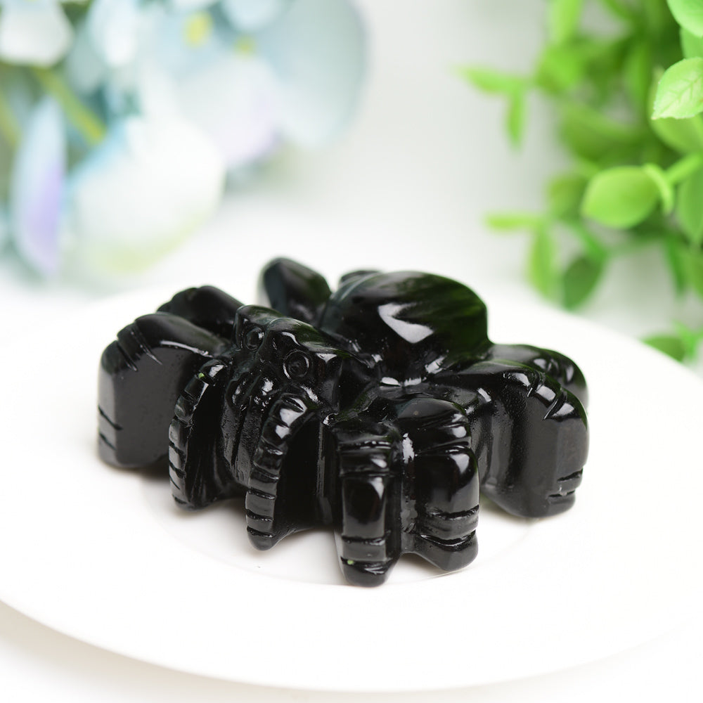 2.5" Spider Crystal Carving Bulk Wholesale Wholesale Crystals USA
