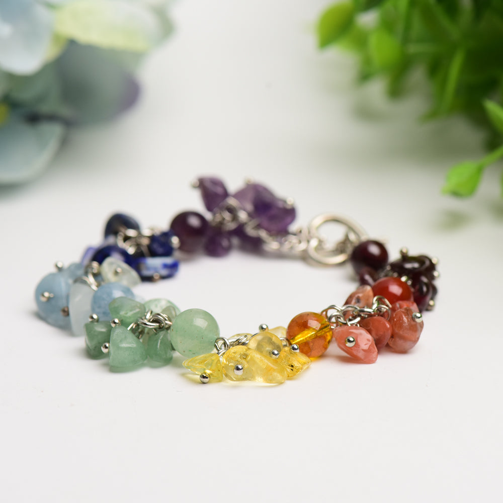 Mixed Crystak Chakra Bracelet Bulk Wholesale  Crystals USA
