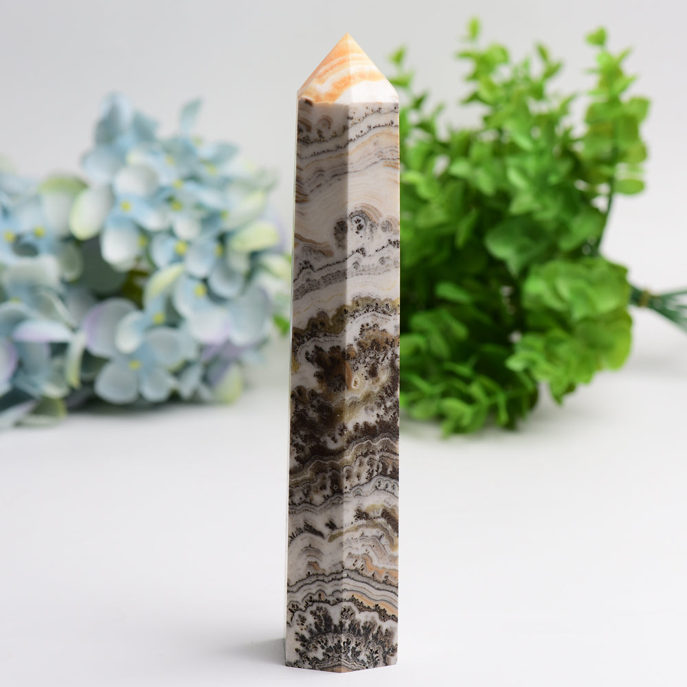 6.0"-8.0" Grass Calcite Crystal Tower Bulk Wholesale Wholesale Crystals USA