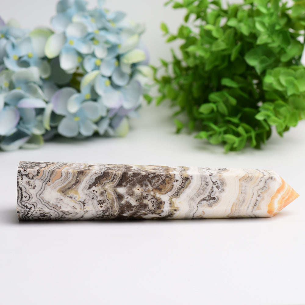 6.0"-8.0" Grass Calcite Crystal Tower Bulk Wholesale Wholesale Crystals USA