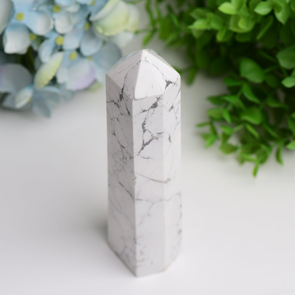6.0"-8.0" Howlite Crystal Tower Bulk Wholesale Wholesale Crystals USA