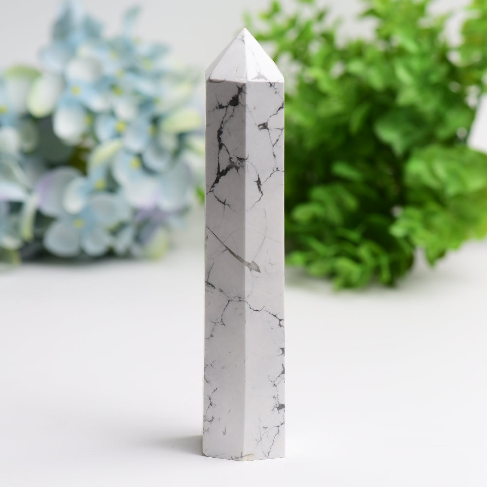 6.0"-8.0" Howlite Crystal Tower Bulk Wholesale Wholesale Crystals USA