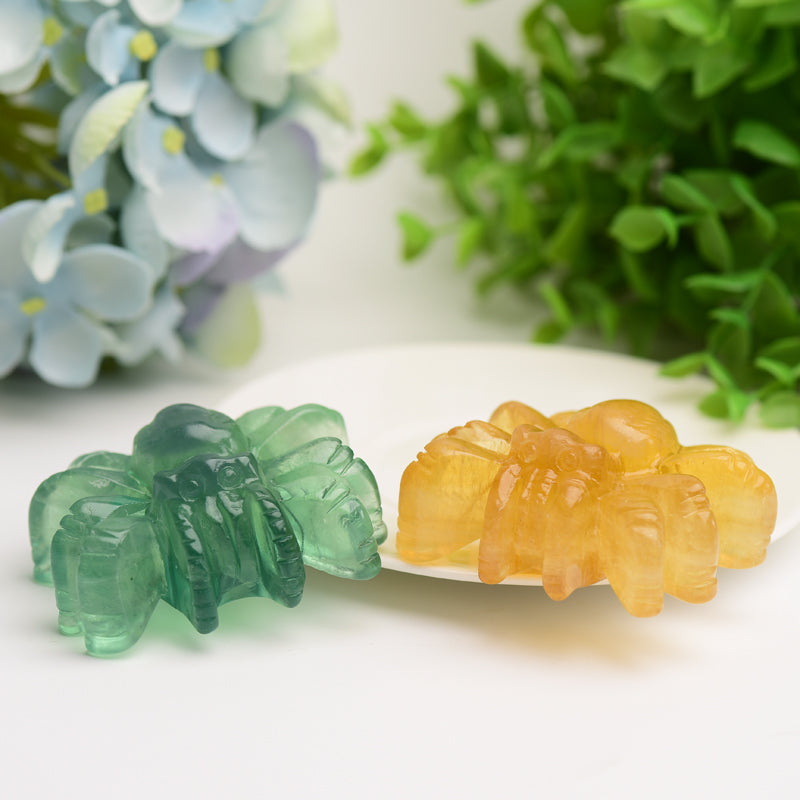 2.5" Spider Crystal Carving Bulk Wholesale Wholesale Crystals USA