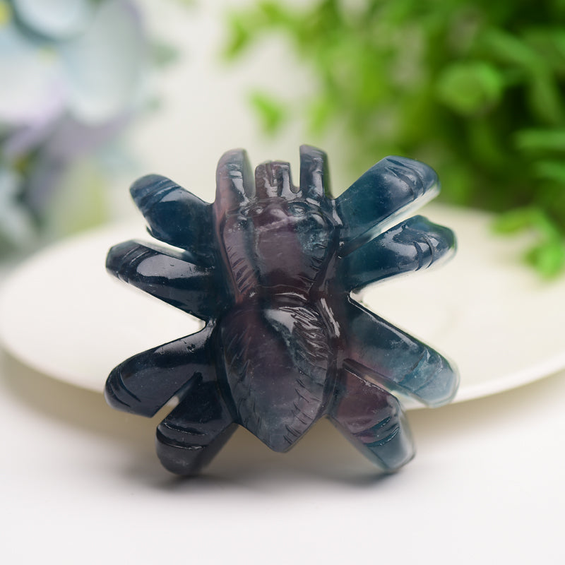 2.5" Spider Crystal Carving Bulk Wholesale Wholesale Crystals USA
