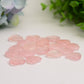 0.8" Mini Rose Quartz Heart Crystal Carving Bulk Wholesale Wholesale Crystals USA