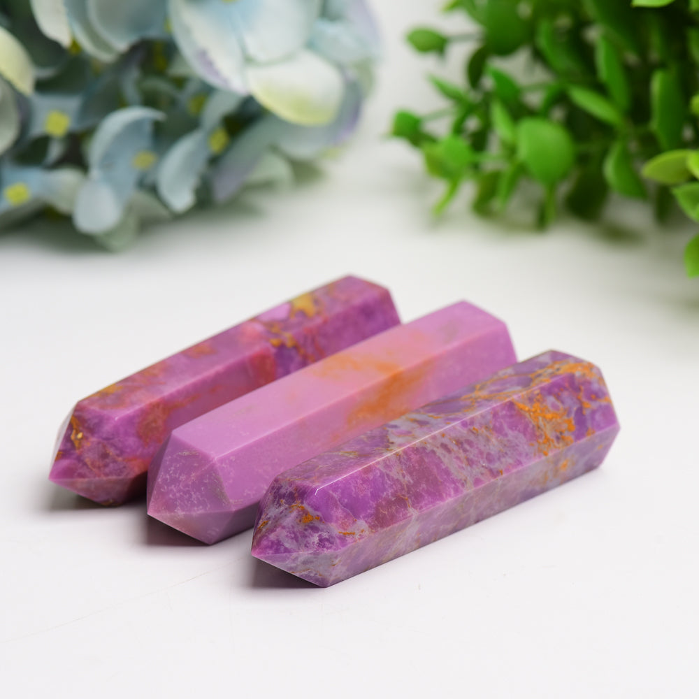 3.0"-4.0" Phosphosiderite Crystal Point Bulk Wholesale  Crystals USA