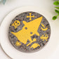 3.3" Yooperlite Round Slab with Printing Bulk Wholesale  Crystals USA