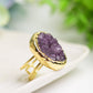 Amethyst Cluster Metal Ring Bulk Wholesale Wholesale Crystals USA