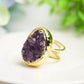 Amethyst Cluster Metal Ring Bulk Wholesale Wholesale Crystals USA