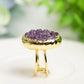 Amethyst Cluster Metal Ring Bulk Wholesale Wholesale Crystals USA