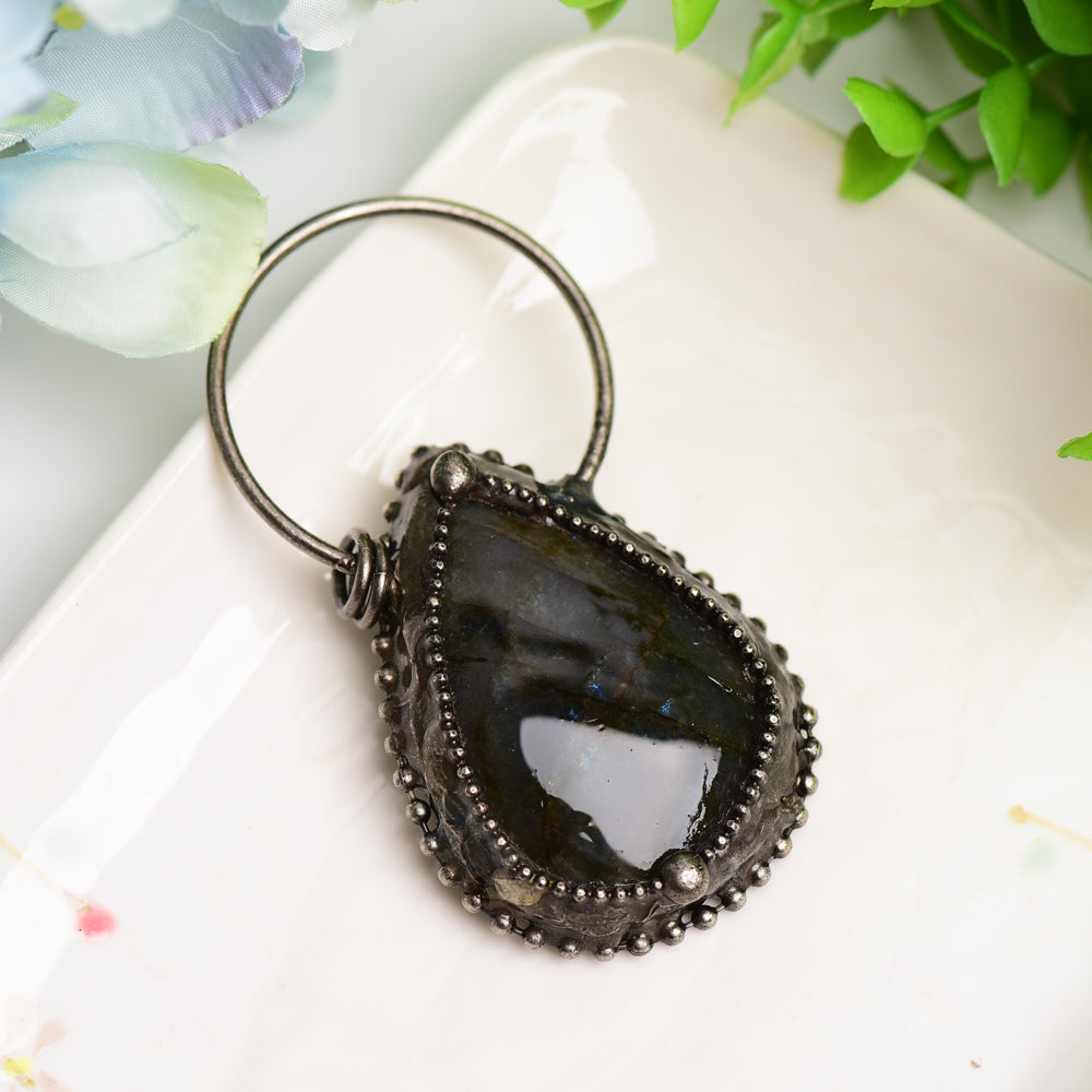 Labradorite Pendant for Jewelry DIY Bulk Wholesale Wholesale Crystals USA
