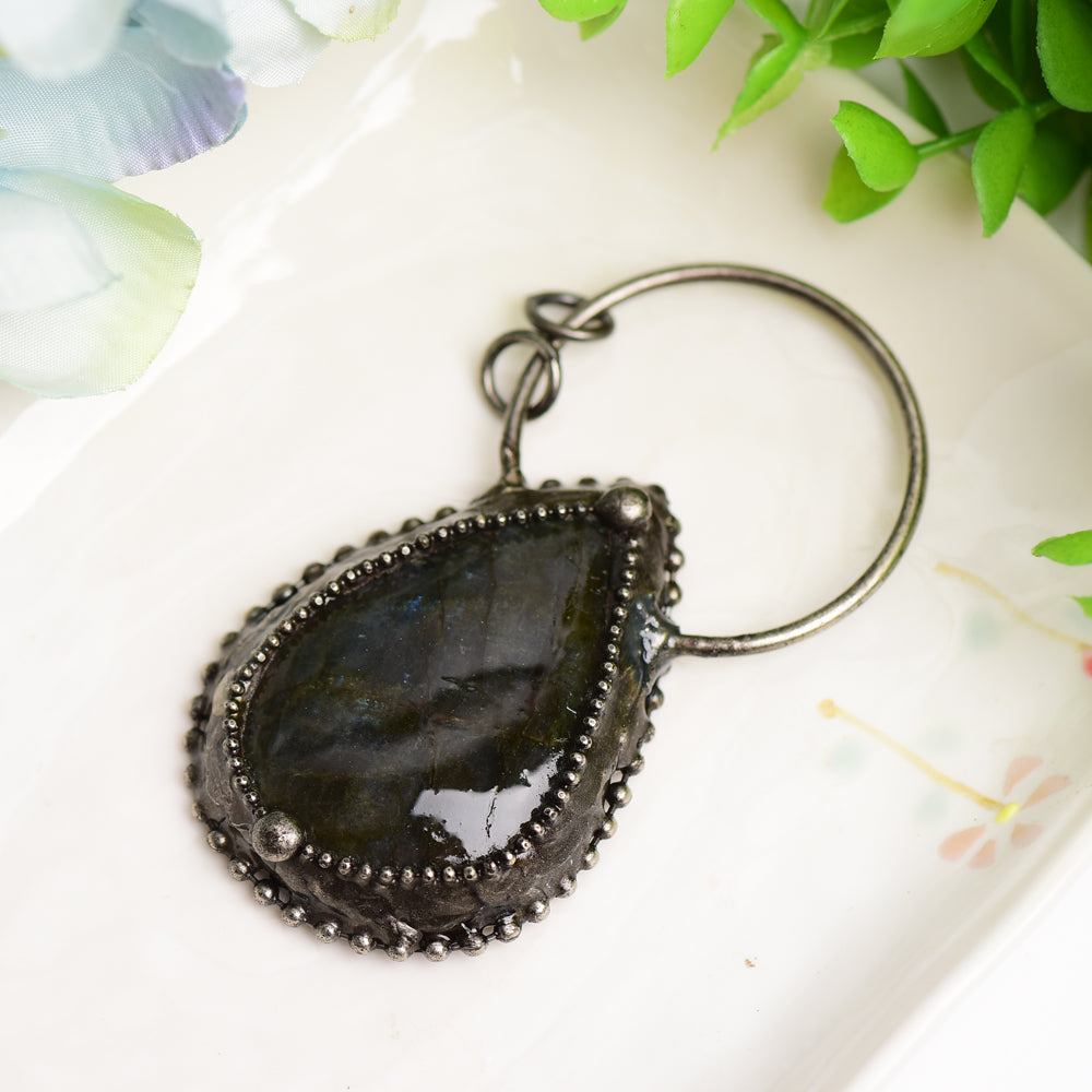 Labradorite Pendant for Jewelry DIY Bulk Wholesale Wholesale Crystals USA