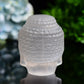 3.3" Selenite Carving Buddha Head Free Form Bulk Wholesale Wholesale Crystals USA
