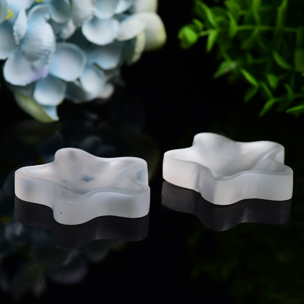 2.3" Star Shape Selenite Bowl Bulk Wholesale Wholesale Crystals USA