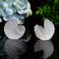 2.4" Selenite Shell Shape Carving Bulk Wholesale Wholesale Crystals USA