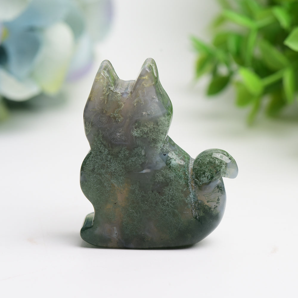 2.0" Agate Cat Crystal Carving Bulk Wholesale  Crystals USA