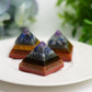 1.0" Chakra Pyramid Crystal Carving Bulk Wholesale Wholesale Crystals USA