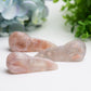 2.7"-3.0" Flower Agate Raven Skull Crystal Carving Bulk Wholesale Wholesale Crystals USA