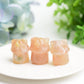 1.1" Flower Agate Mini House Crytsal Carving Bulk Wholesale Wholesale Crystals USA