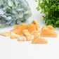 1.4"-2.5" Orange Calcite Cloud Crystal Carving Bulk Wholesale Wholesale Crystals USA